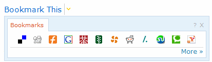 Social Dropdown