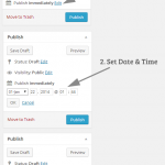 Schedule Blog Posts on WordPress