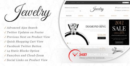  Jewelry Store Magento Theme 