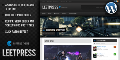 Gaming WordPress Theme