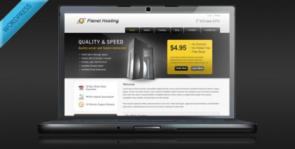 Planet Hosting - Hosting WordPress Theme