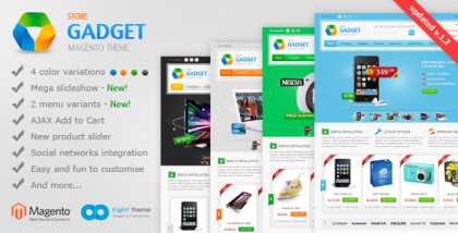  Gadget Magento Theme 