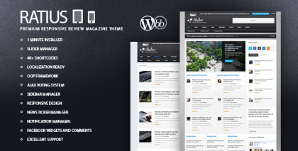 Ratius - Responsive Review Magazine Theme