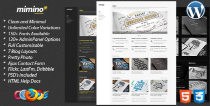 Mimino - Clean and Modern WordPress Theme