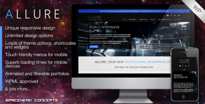 Allure - Professional Responsive WordPress Theme