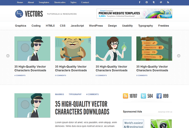 Vectors Community Theme