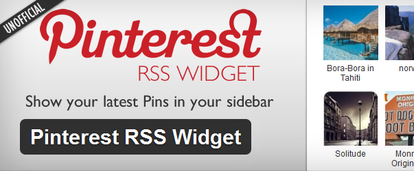 Pinterest RSS Widget