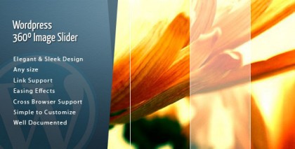  WordPress 360º Image Slider 