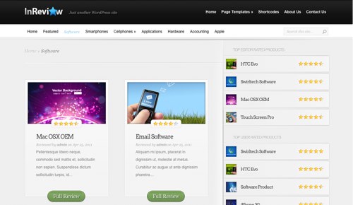 InReview - Best WordPress Themes