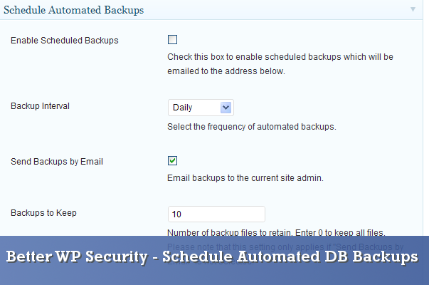 wp security backup
