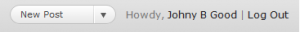 change wordpress display name