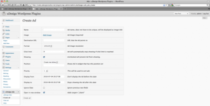  uAd - Advertising for WordPress 