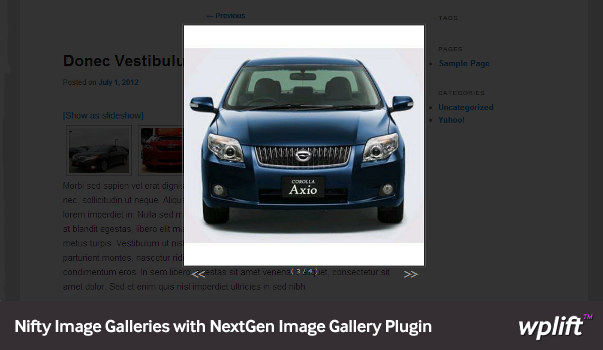 image gallery