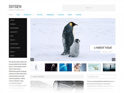 oxygen wordpress theme
