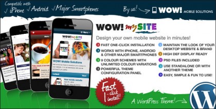 WOW! mySite WordPress Mobile Theme
