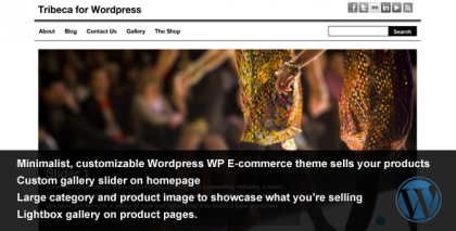 Tribeca WordPress - WP E-commerce Theme