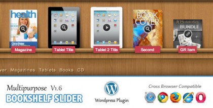  Multipurpose Bookshelf Slider - WordPress Plugin 