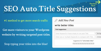  SEO Auto Title Suggestions - Premium Plugin 