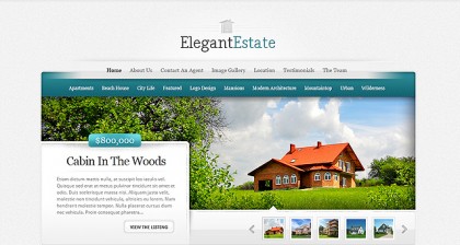 ElegantEstate Real Estate WordPress Theme