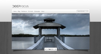 DeepFocus Photography WordPress Theme