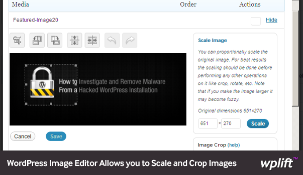wordpress image editing