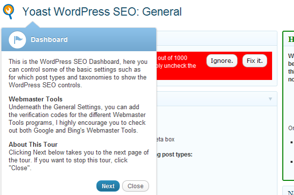 wordpress seo tour