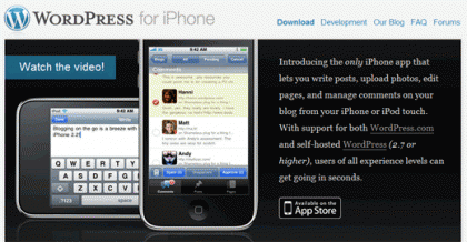 WordPress for iPhone
