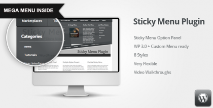  WP Sticky Menu Plugin 