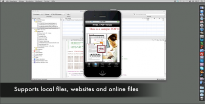  HTML / PDF Viewer - iOS Xcode Project 