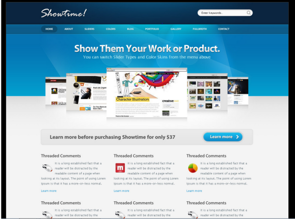 Showtime - Business and Portfolio WordPress Theme2