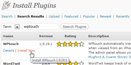 WPTouch PRO