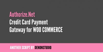 Authorize.net Credit Card Gateway for WooCommerce 