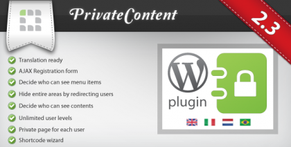 PrivateContent - Multilevel Content Plugin 