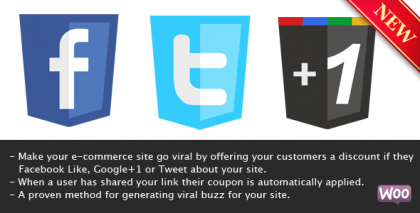  Viral Coupon - Like, Tweet or G+ to get a Discount 