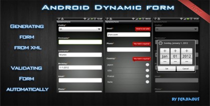  Android Dynamic Form 