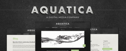  Aquatica Creative PSD Template 