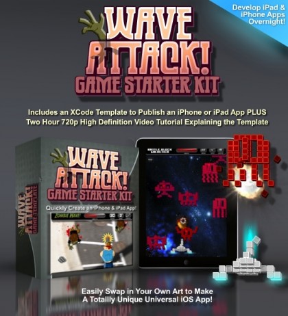  Wave Attack Game Starter Kit - Universal iOS App 