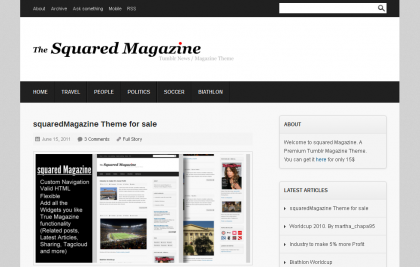 squared magazine theme