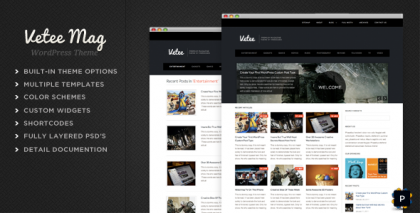 veetee magazine theme
