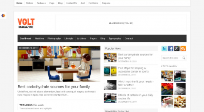 volt wordpress magazine theme