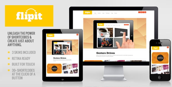 flipit corporate wordpress theme