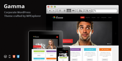 gamma corporate wordpress themes 