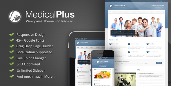 mediacl plus corporate wordpress theme