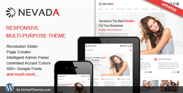 nevada corporate wordpress theme