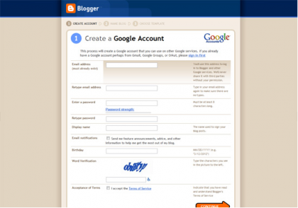 blogging platform blogger