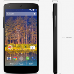 Google Nexus 5 with Android KITKAT 4.4