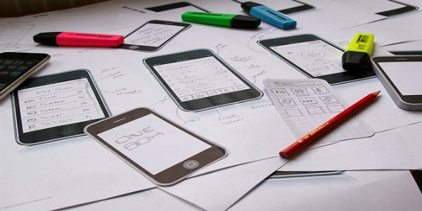 sketching wireframes