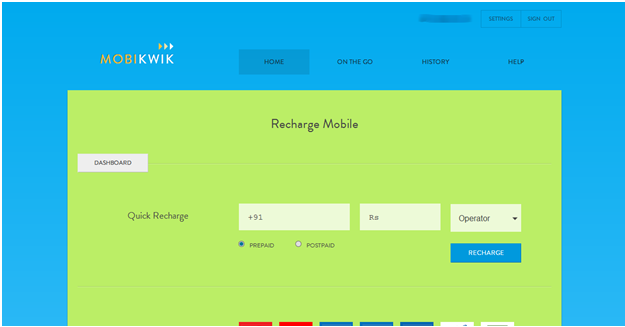 Easy online recharge facility for BSNL customer